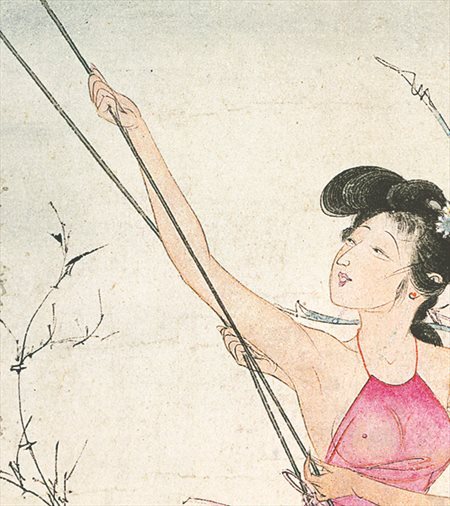 安福-胡也佛的仕女画和最知名的金瓶梅秘戏图
